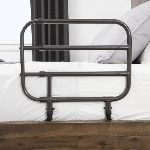 Able Life Bedside Extendable Bed Rail for Elderly, Adjustable Safety ...