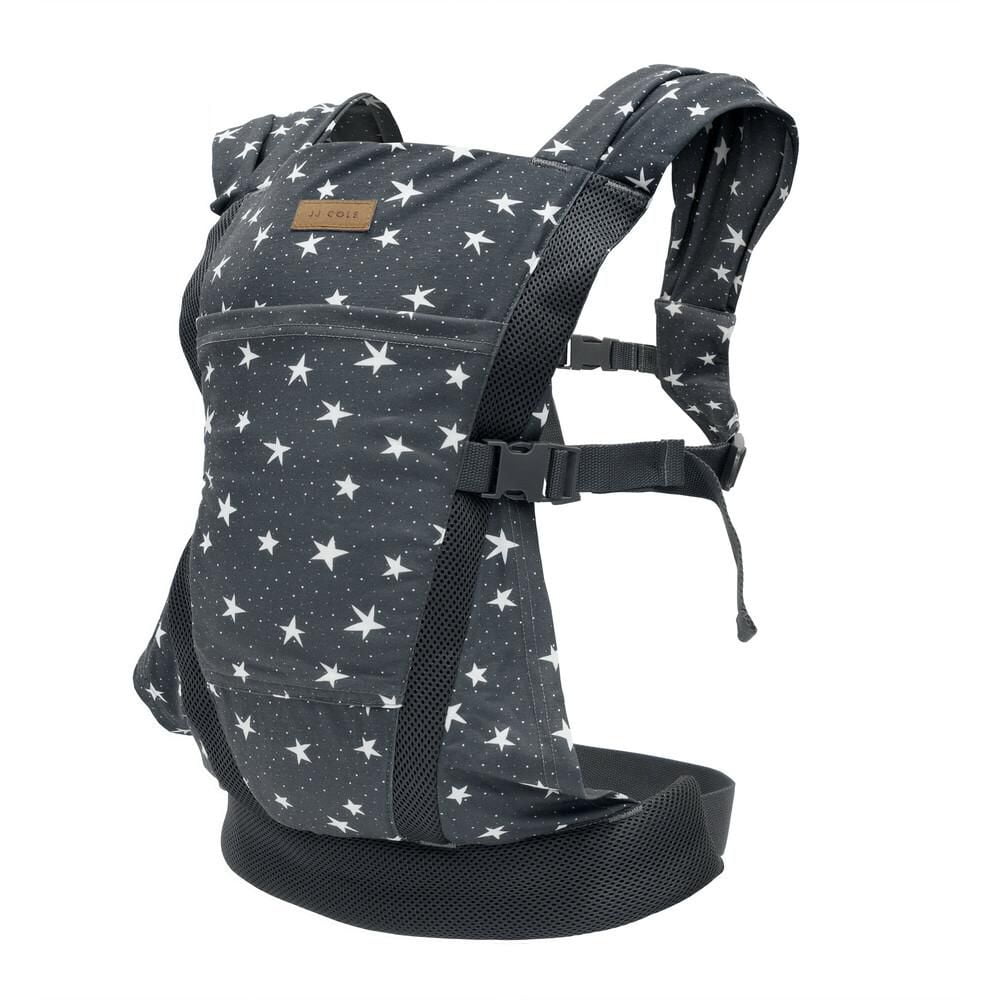 Midnight Cotton Yoga Mat Bag with Modern Pattern, 'Midnight Energy