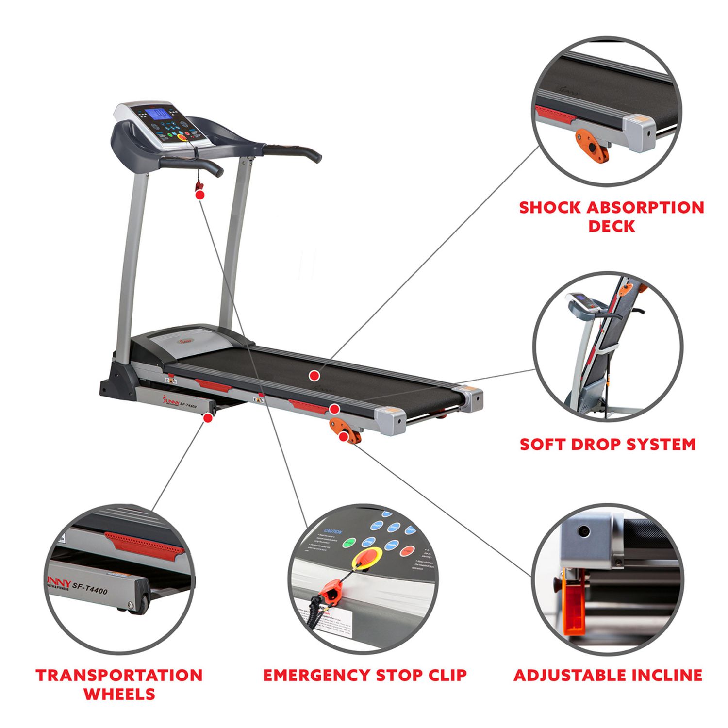 Sunny Health & Fitness SF-T4400 Treadmill - Walmart.ca