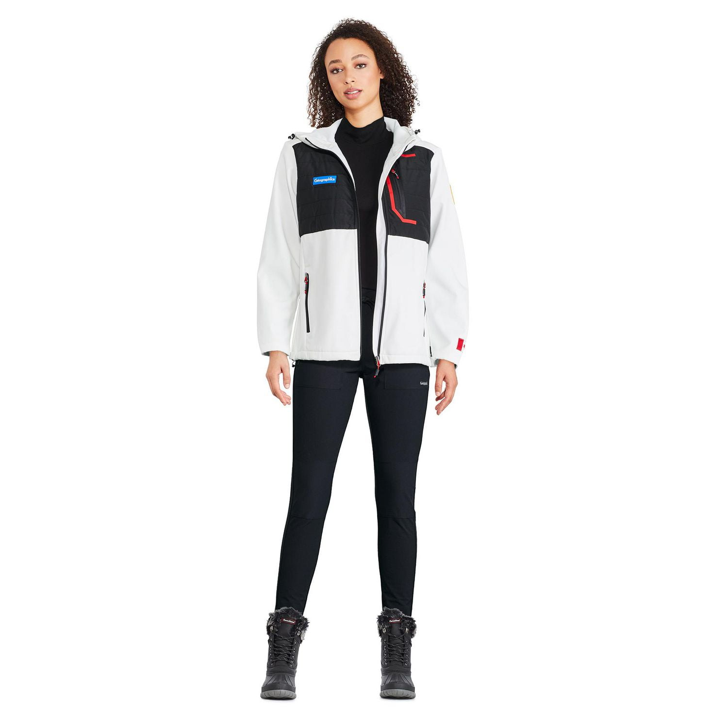 Canadiana x RCGS Women's Softshell Jacket - French, Sizes XS-XL