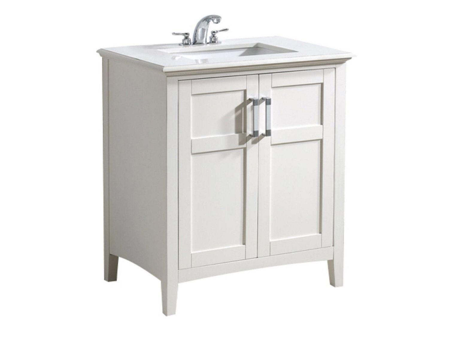 WyndenHall Salem 30" Bath Vanity with Quartz Marble Top Walmart Canada
