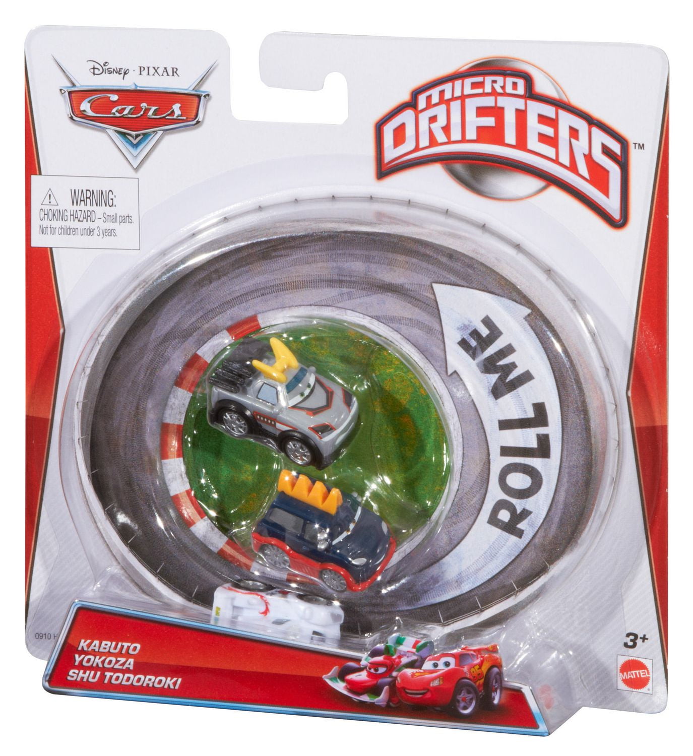 Disney/Pixar Cars Micro Drifters Kabuto, Yokoza, and Shu Todoroki