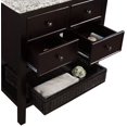 thumbnail image 3 of New Haven 30" Bath Vanity with Dappled Grey Granite Top, 3 of 5