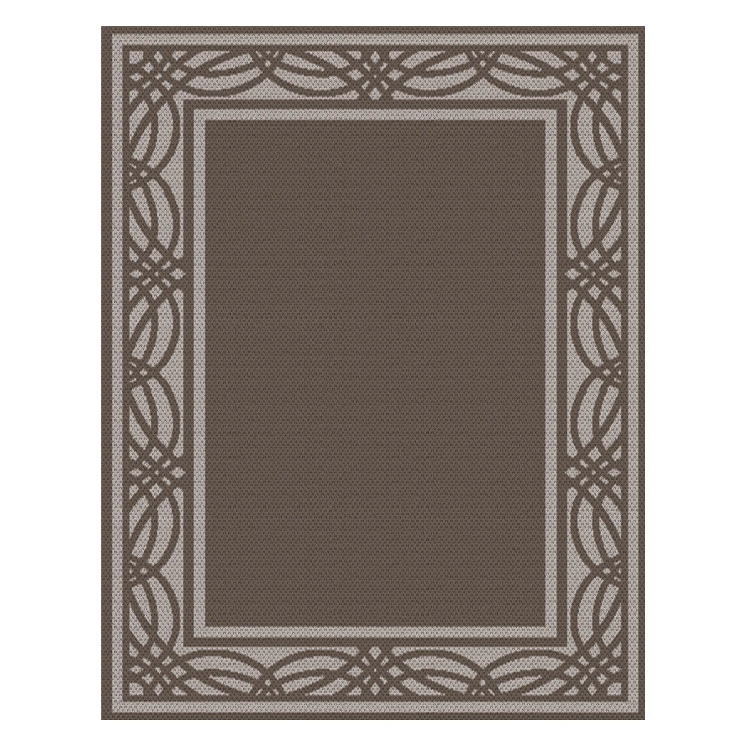 5 2 Ft X 6 7 Ft Brown Indoor Outdoor Rug Walmart Ca   6000201354808 