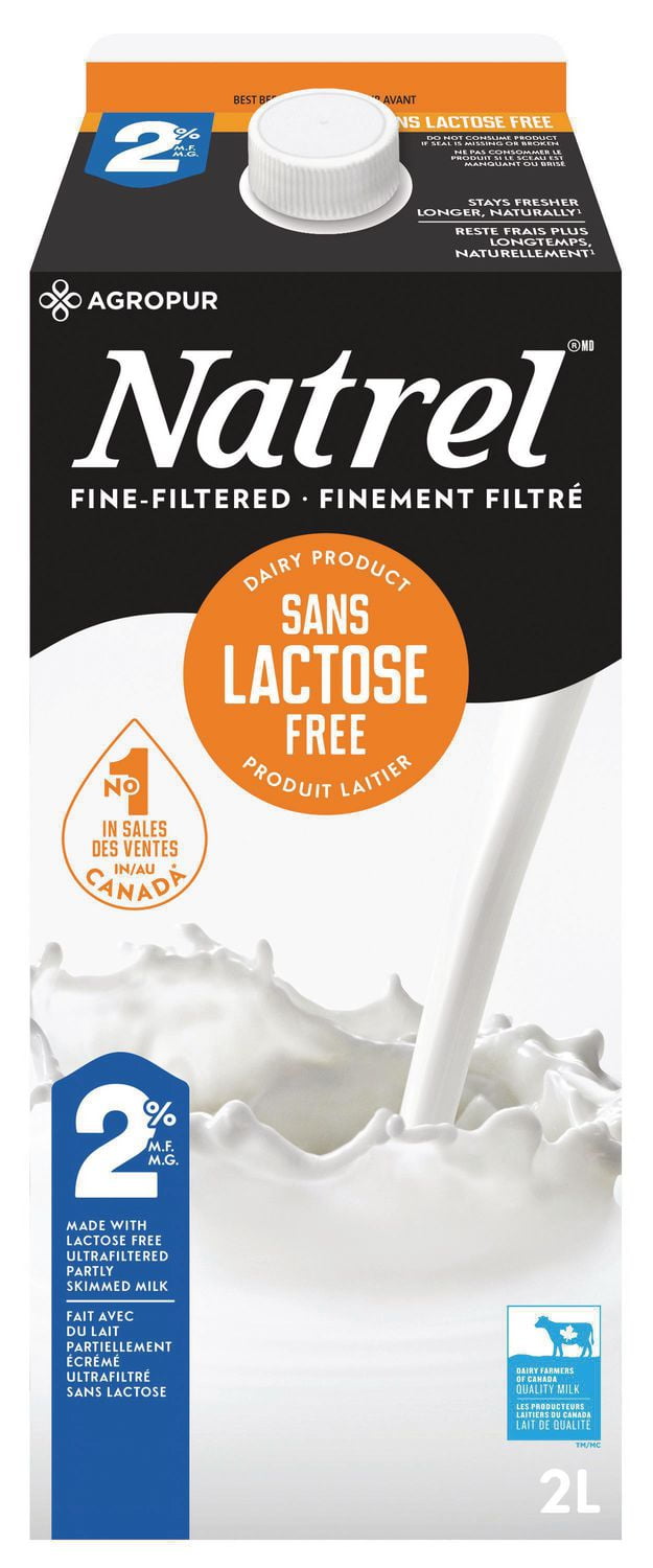 Natrel Lactose Free 2 Dairy Product Walmart Canada