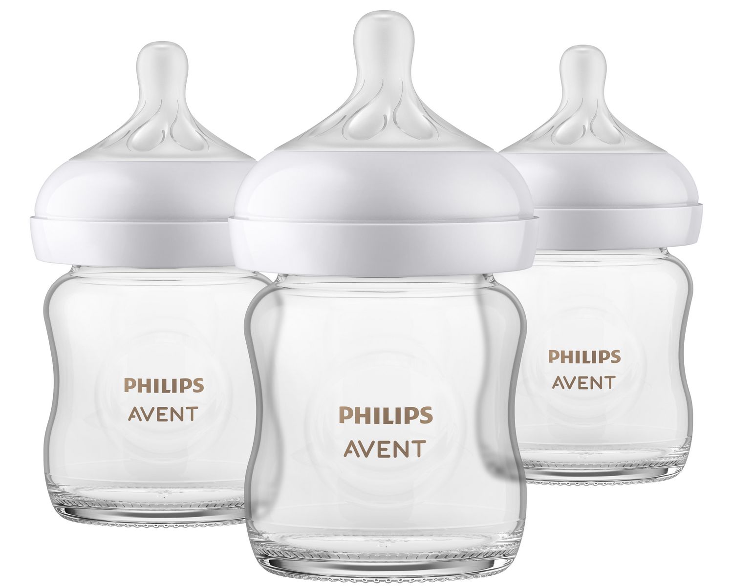 Biberon en verre Natural Philips Avent avec tétine Natural
