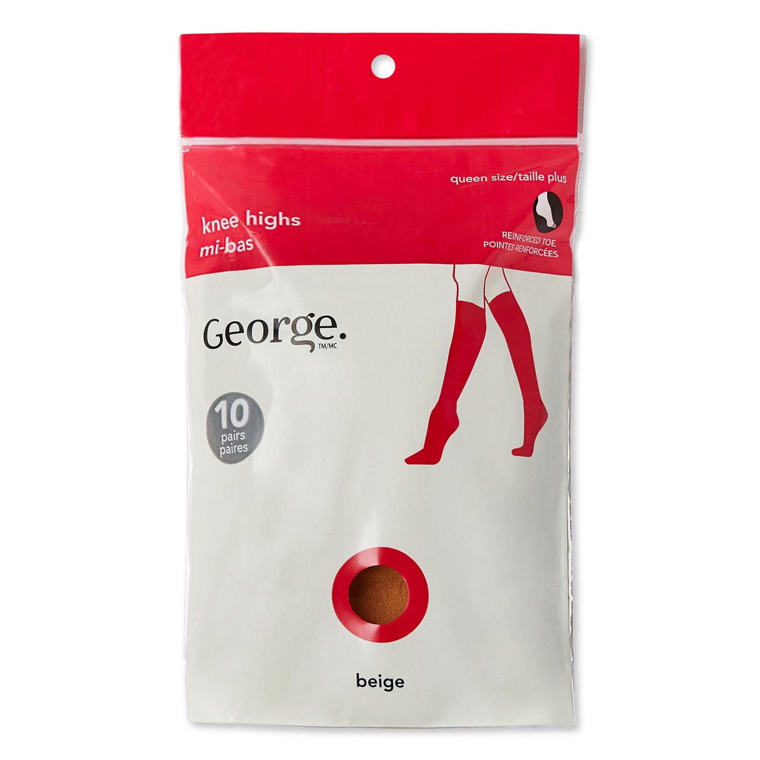 Women's Queen Size KneeHighs 10Pack Walmart Canada