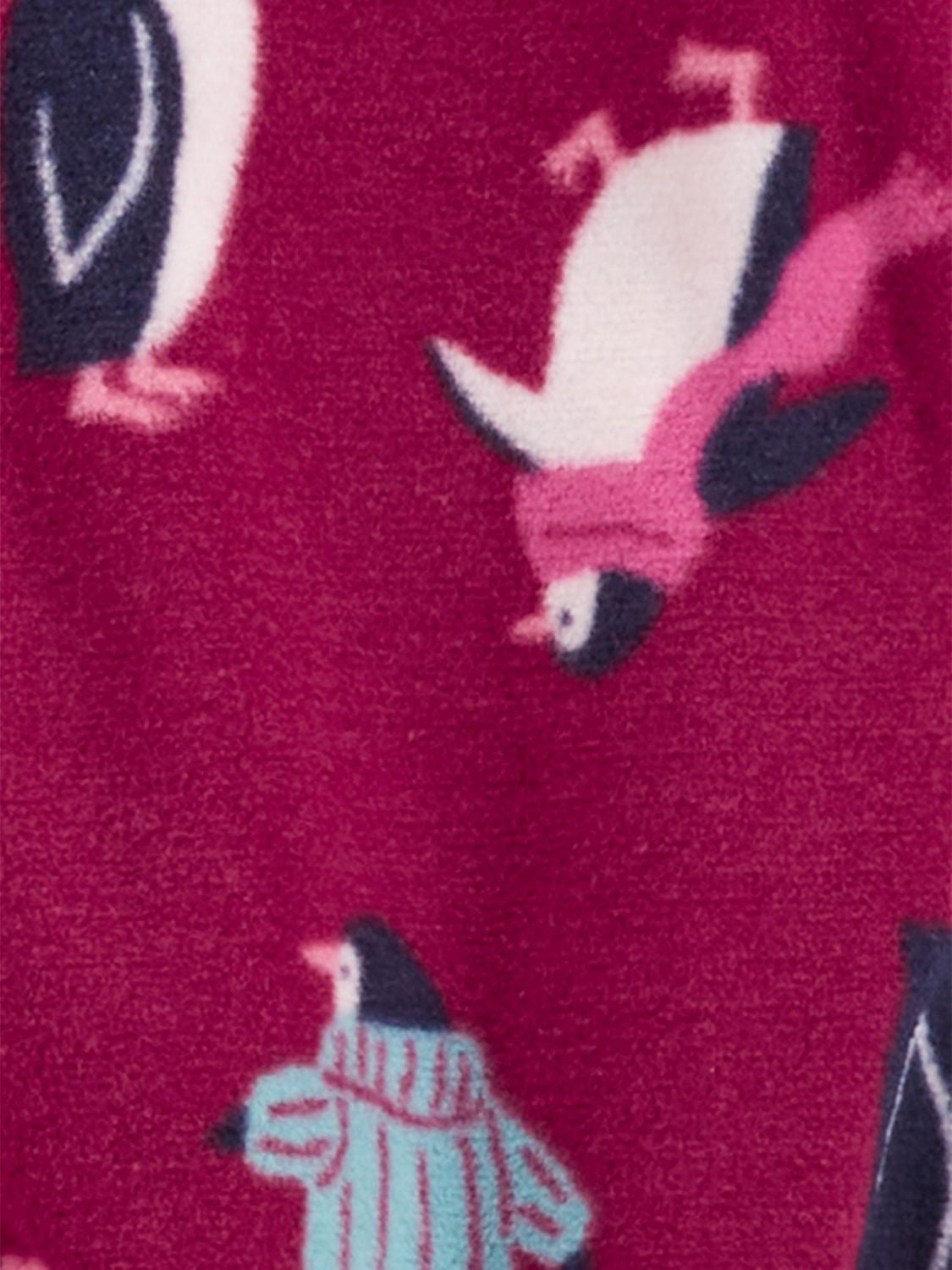 Carter's Child of Mine Lot de 2 paquets de 1 pièce pour petite fille – Pingouin rose et violet