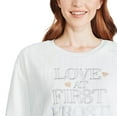 thumbnail image 4 of George Women's Plush Pajama 2-Piece Set, 4 of 6