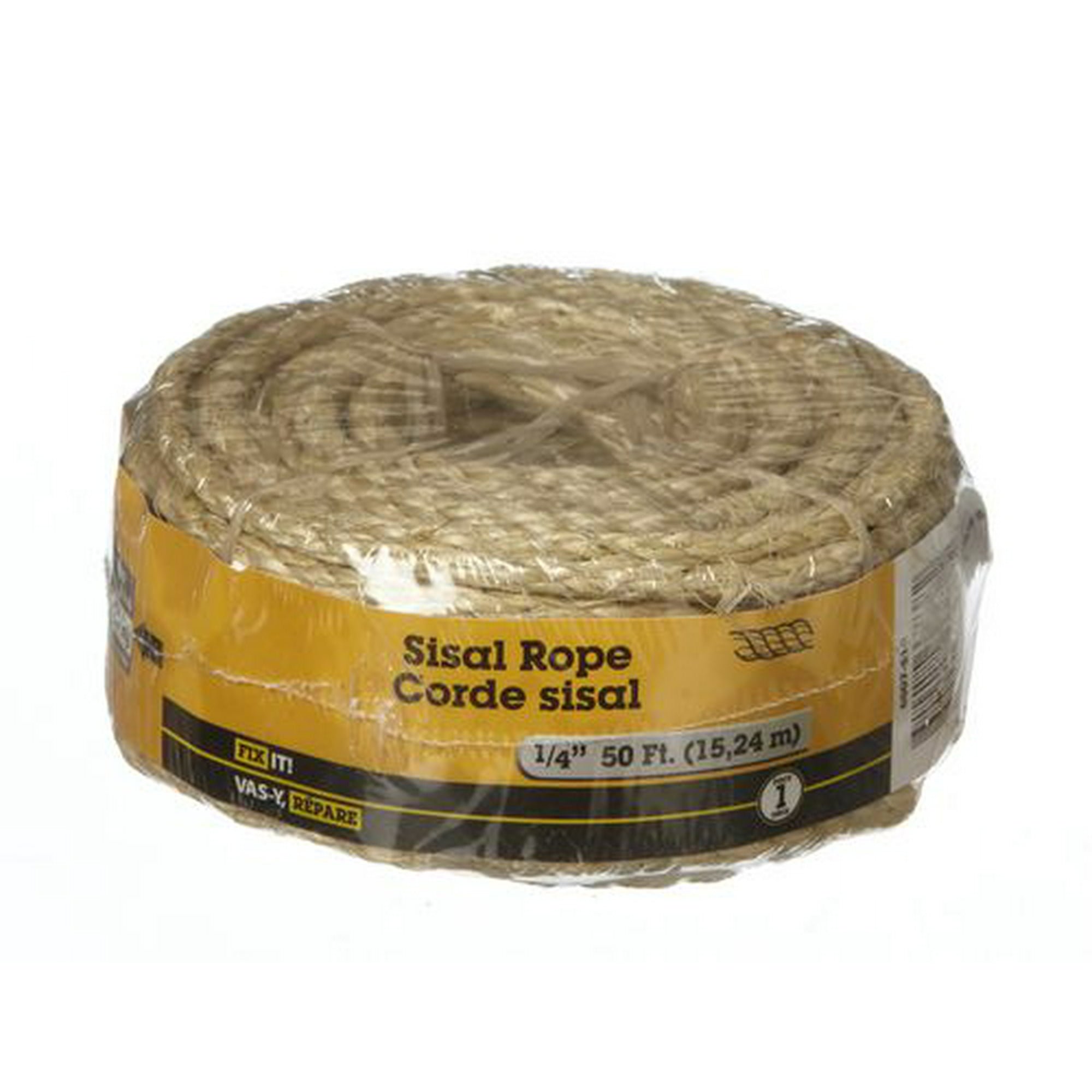 50'X1/4 Sisal Rope 1 Piece 