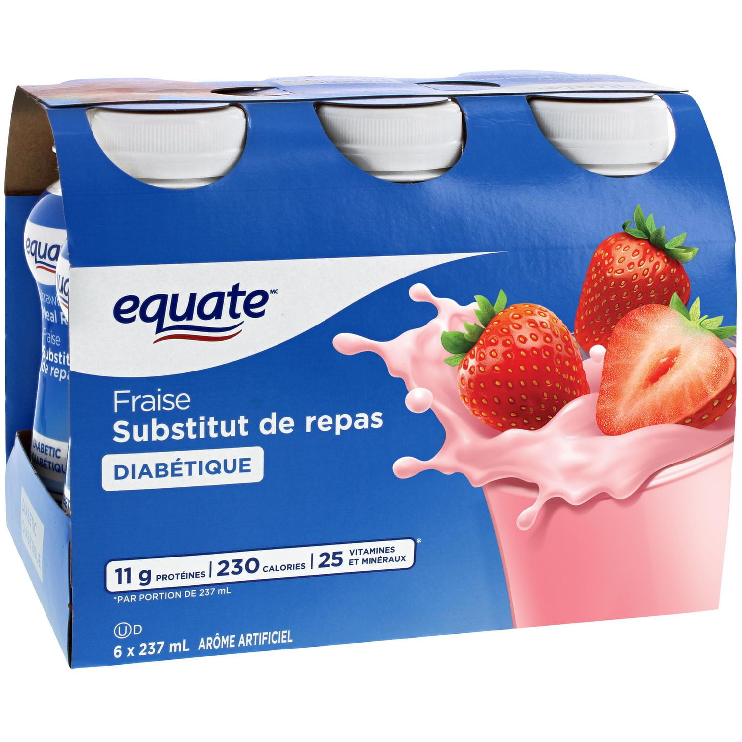 Equate Diabetic Strawberry Meal Replacement