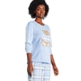 thumbnail image 2 of George Women's Plush Pajama 2-Piece Set, 2 of 6