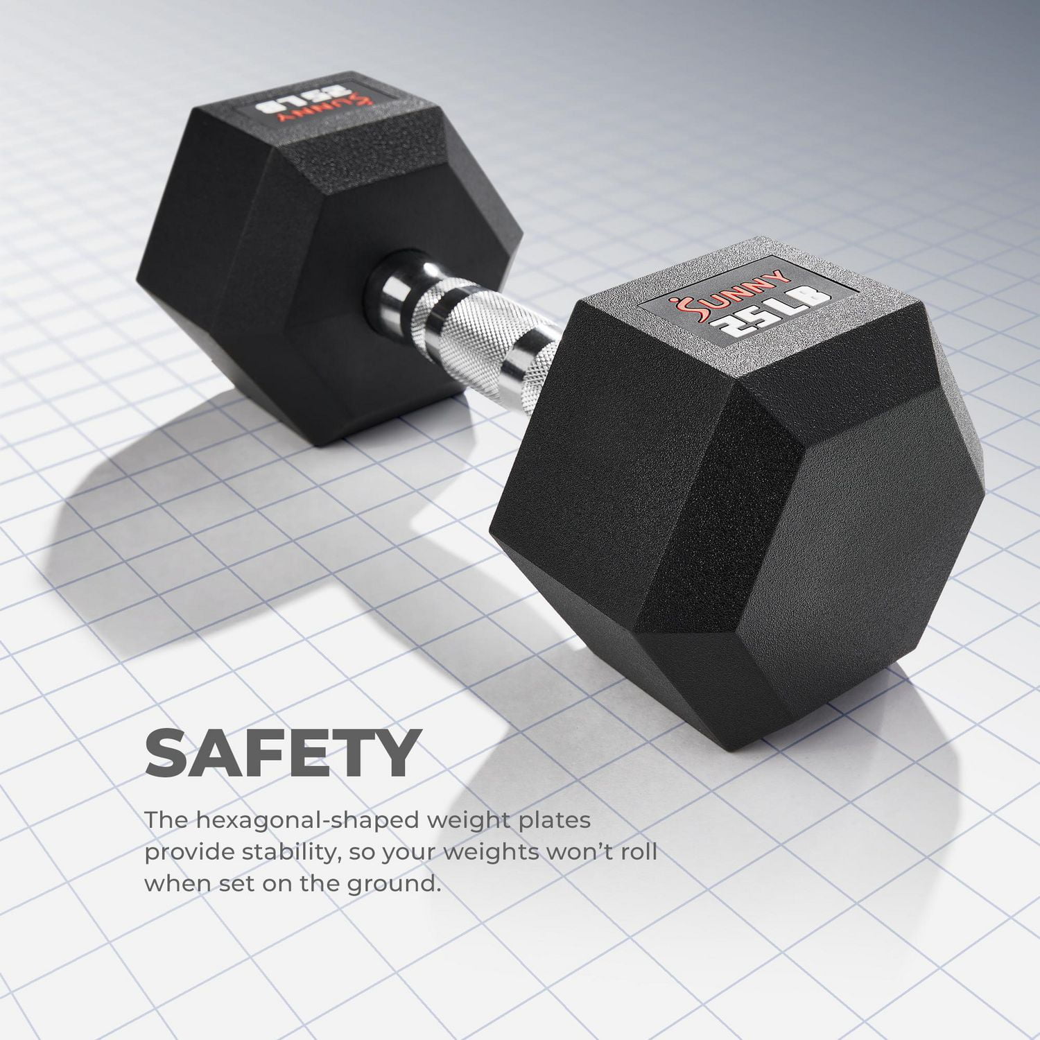 Sunny Health Fitness Premium Core Fit Hex Style Dumbbells Commercial Level 10lbs Pair Walmart