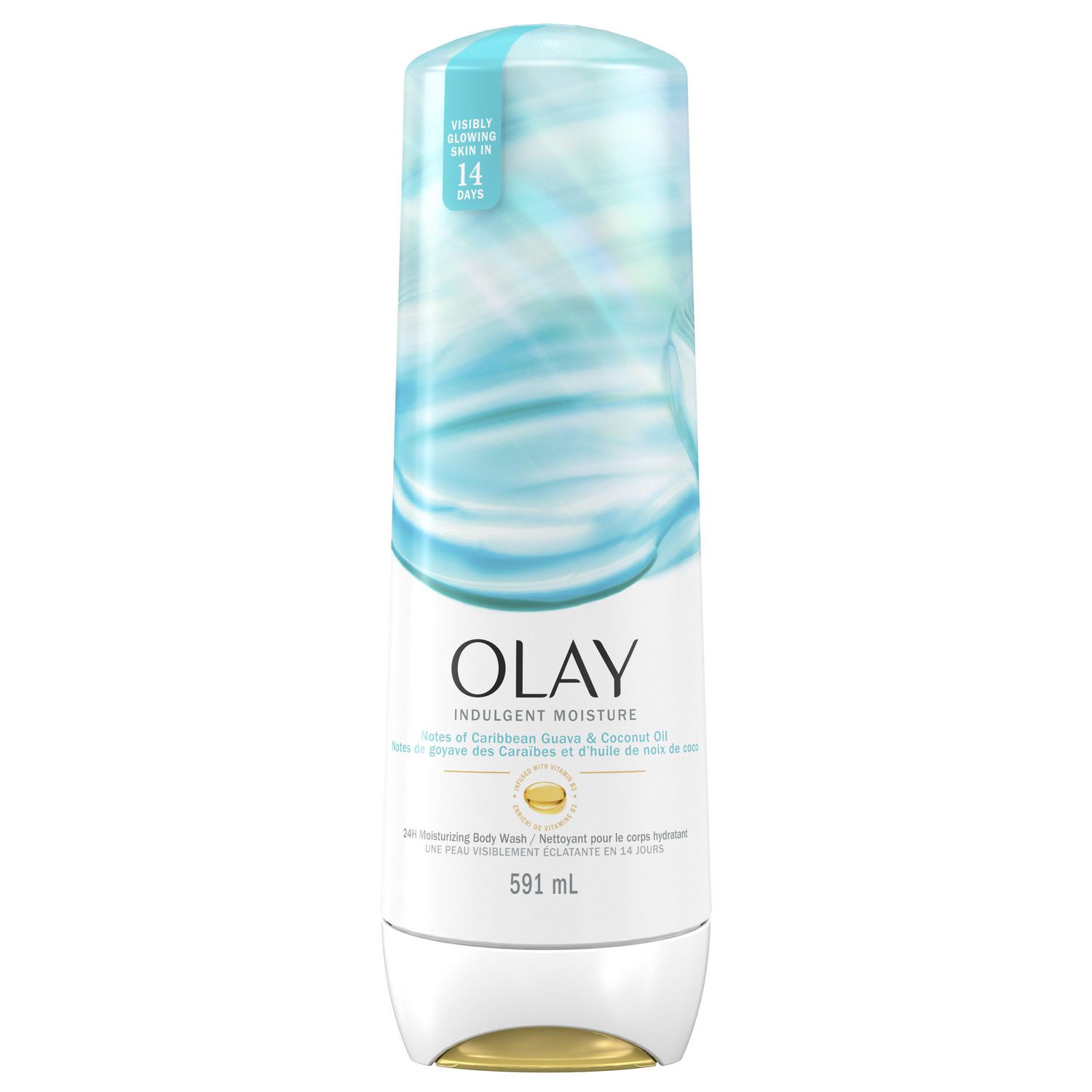 Olay Indulgent Moisture Body Wash Infused with Vitamin B3, Notes