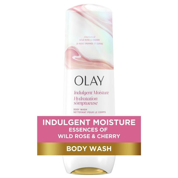 Olay Indulgent Moisture Body Wash Infused with Vitamin B3, Notes of