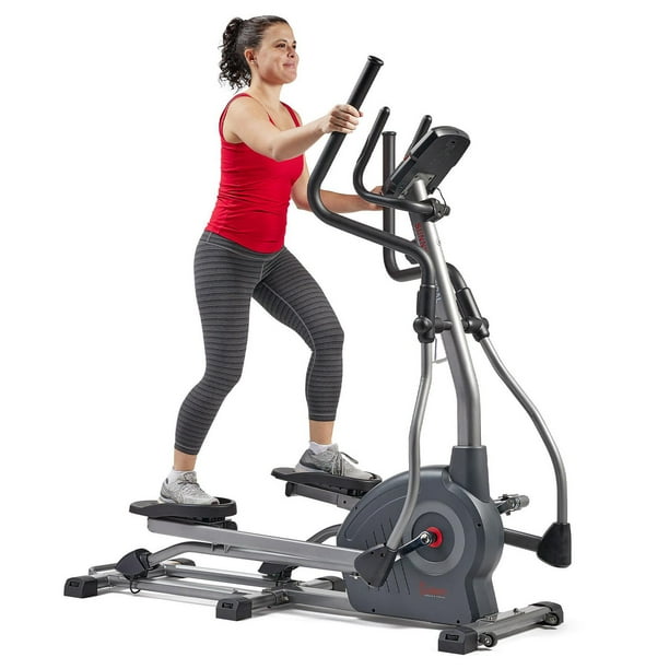 Sunny Health & Fitness Elite Smart Elliptical Cross Trainer with 12 ...