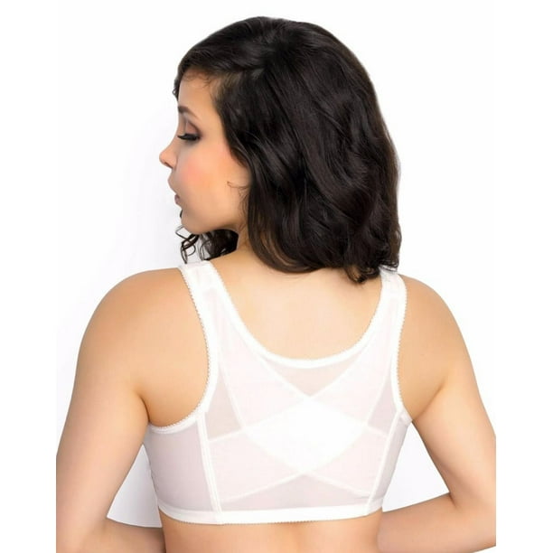 Exquisite Form #9600565 FULLY Full-Coverage Posture Bra, Wire-Free, Front  Closure, Lace, Sizes 38B-46DD