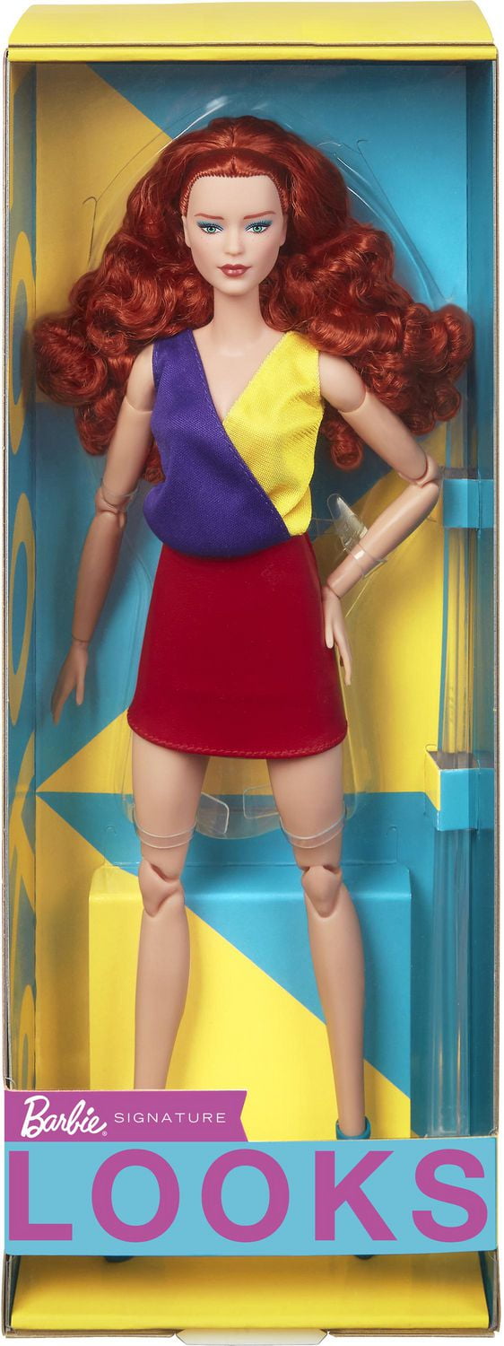 Barbie Signature Looks Redhead Doll Red