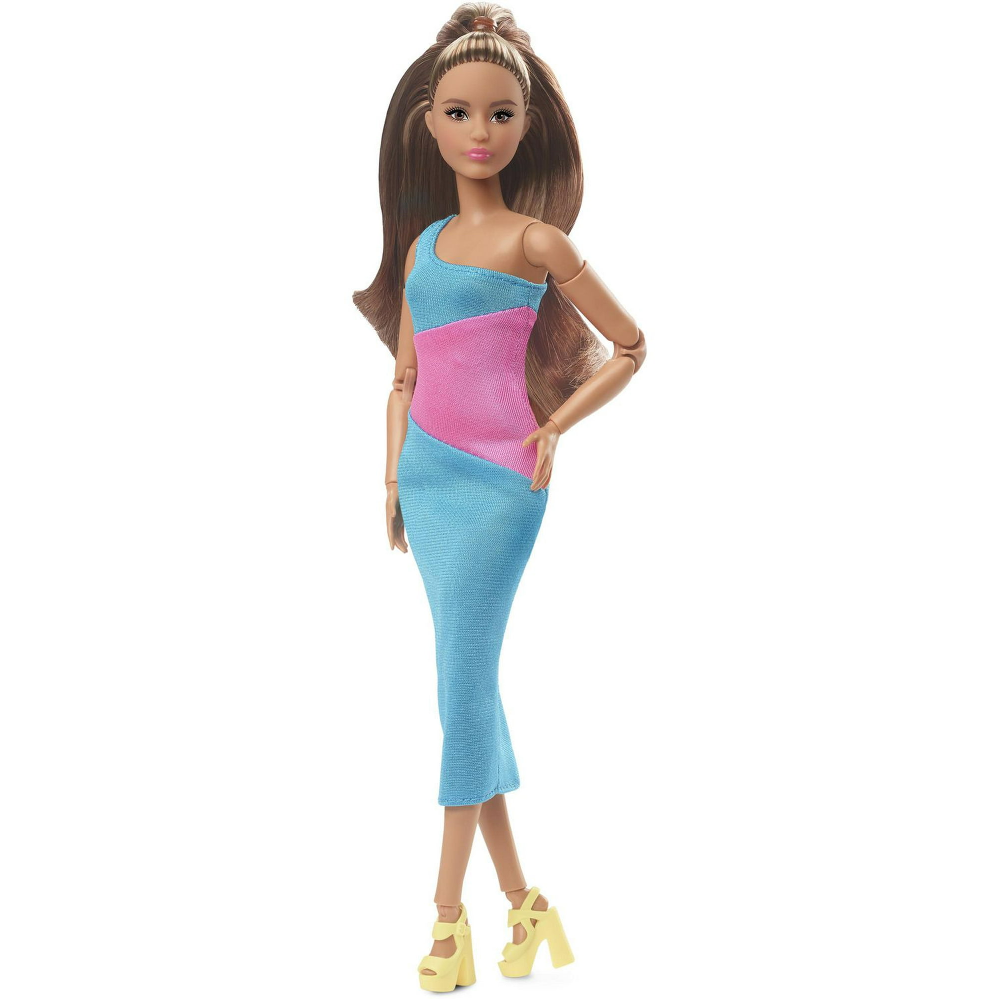 BARBIE Made To Move Articulated ASIAN PURPLE TOP Yoga Outfit