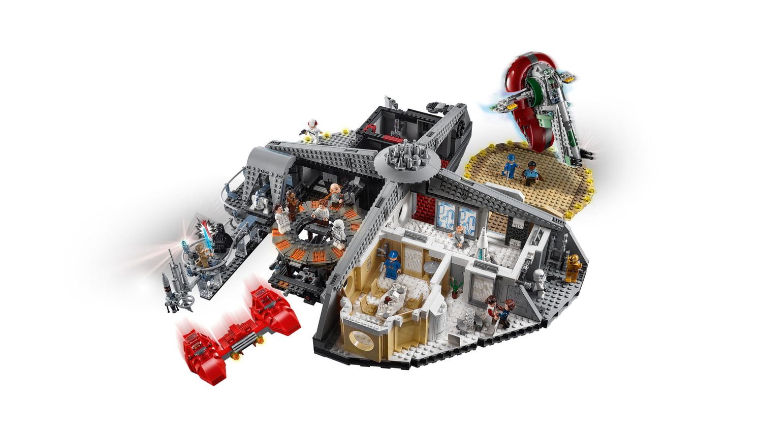 LEGO Star Wars Betrayal at Cloud City 75222 Toy Building Kit 2812 Pieces Walmart