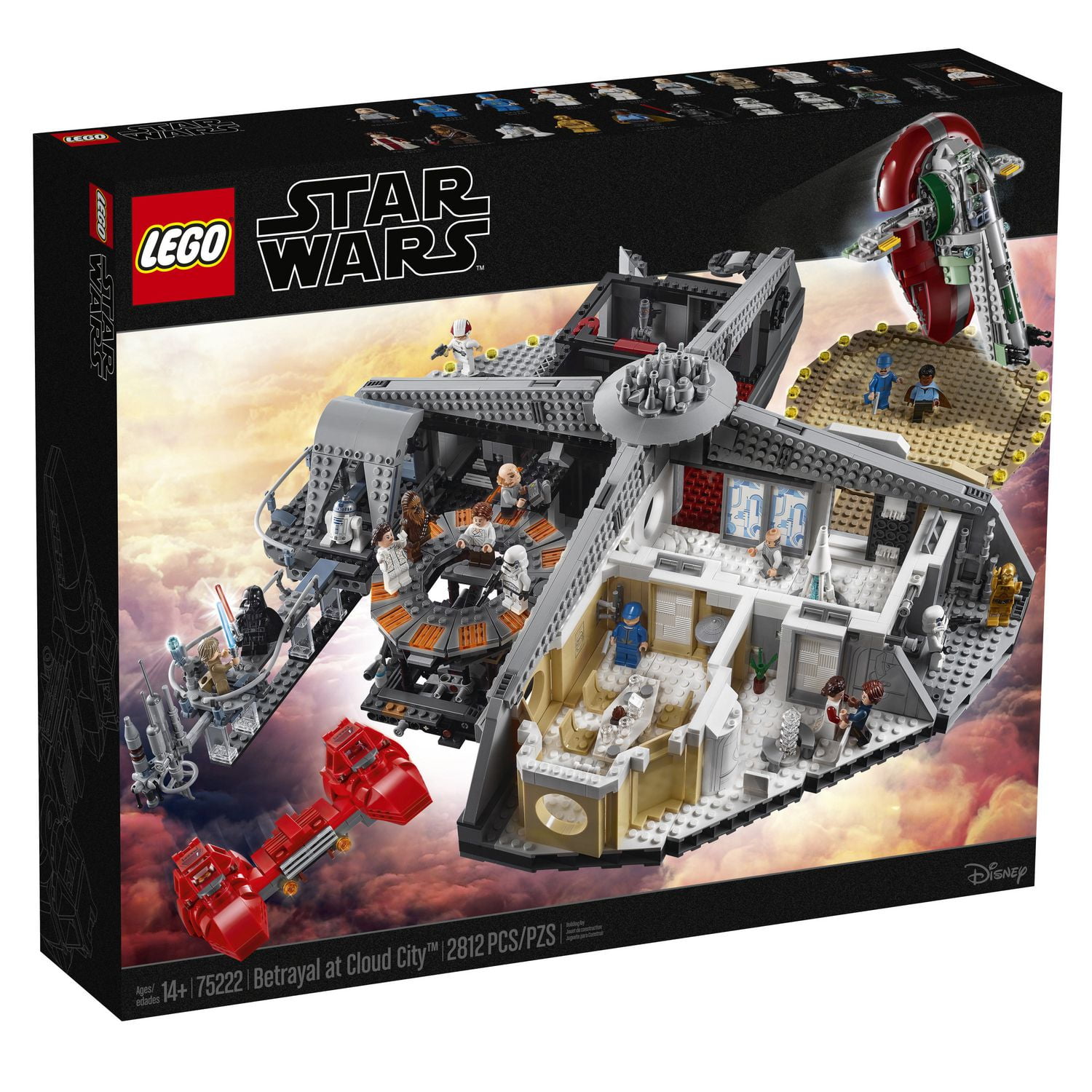 LEGO Star Wars Betrayal at Cloud City 75222 Toy Building Kit 2812 Pieces Walmart