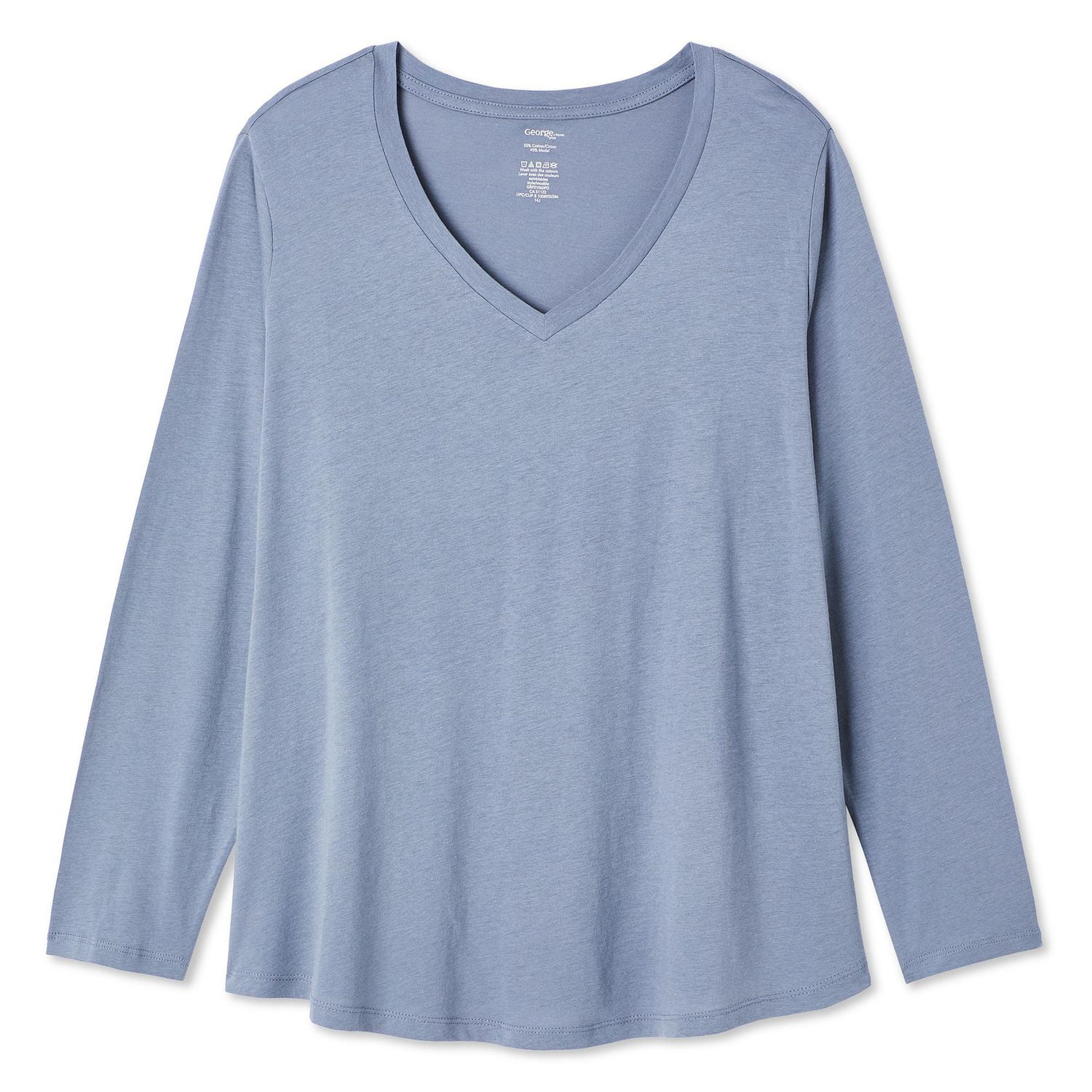 George Women's Plus V-Neckline Tee