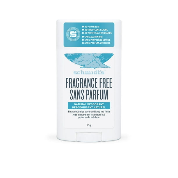 Schmidt's Fragrance Free Natural Deodorant Stick Walmart.ca
