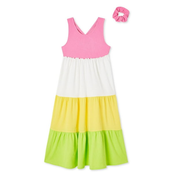 Girls' Ruffle Maxi Dress 2Piece Set Walmart.ca