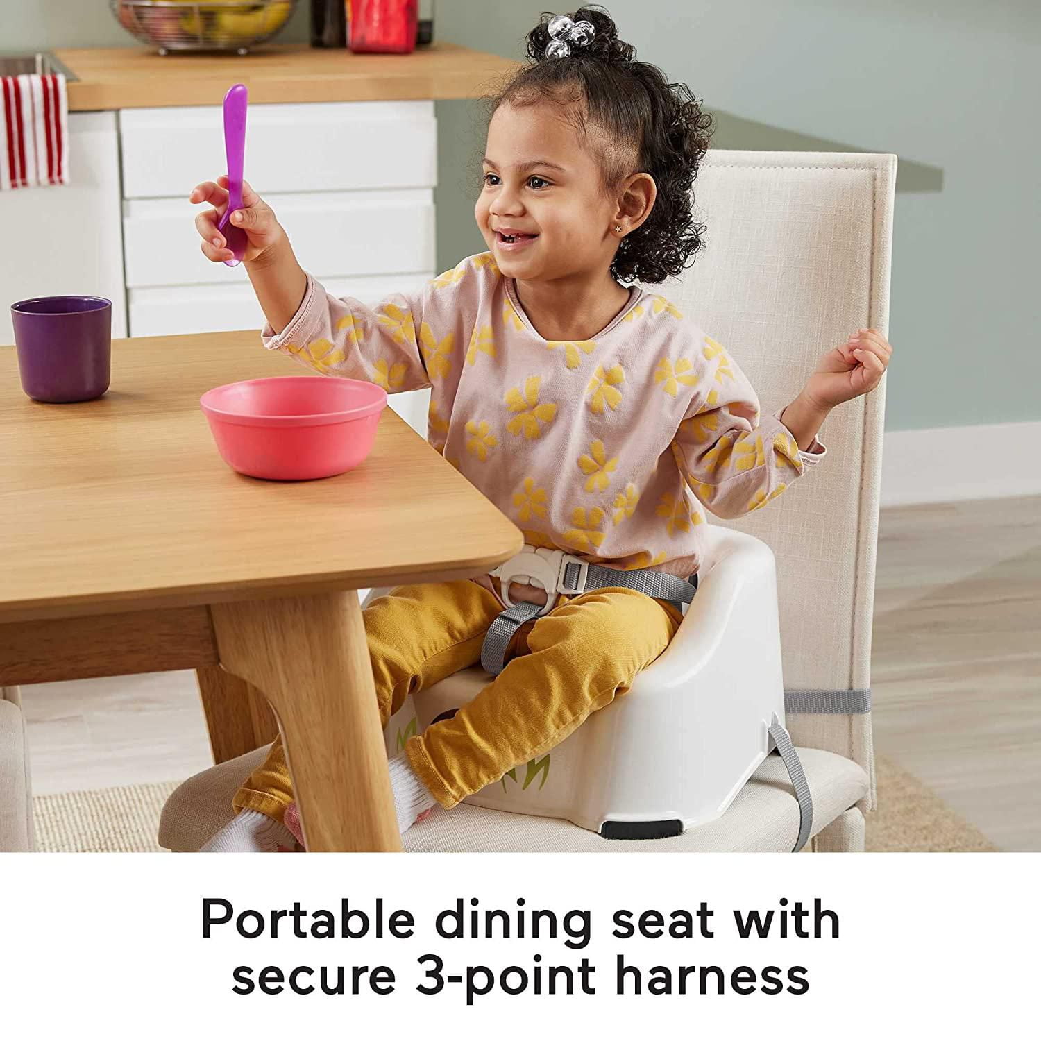 Fisher-Price Toddler Booster Seat Dining Chair, Panda, Simple Clean &  Comfort Booster 