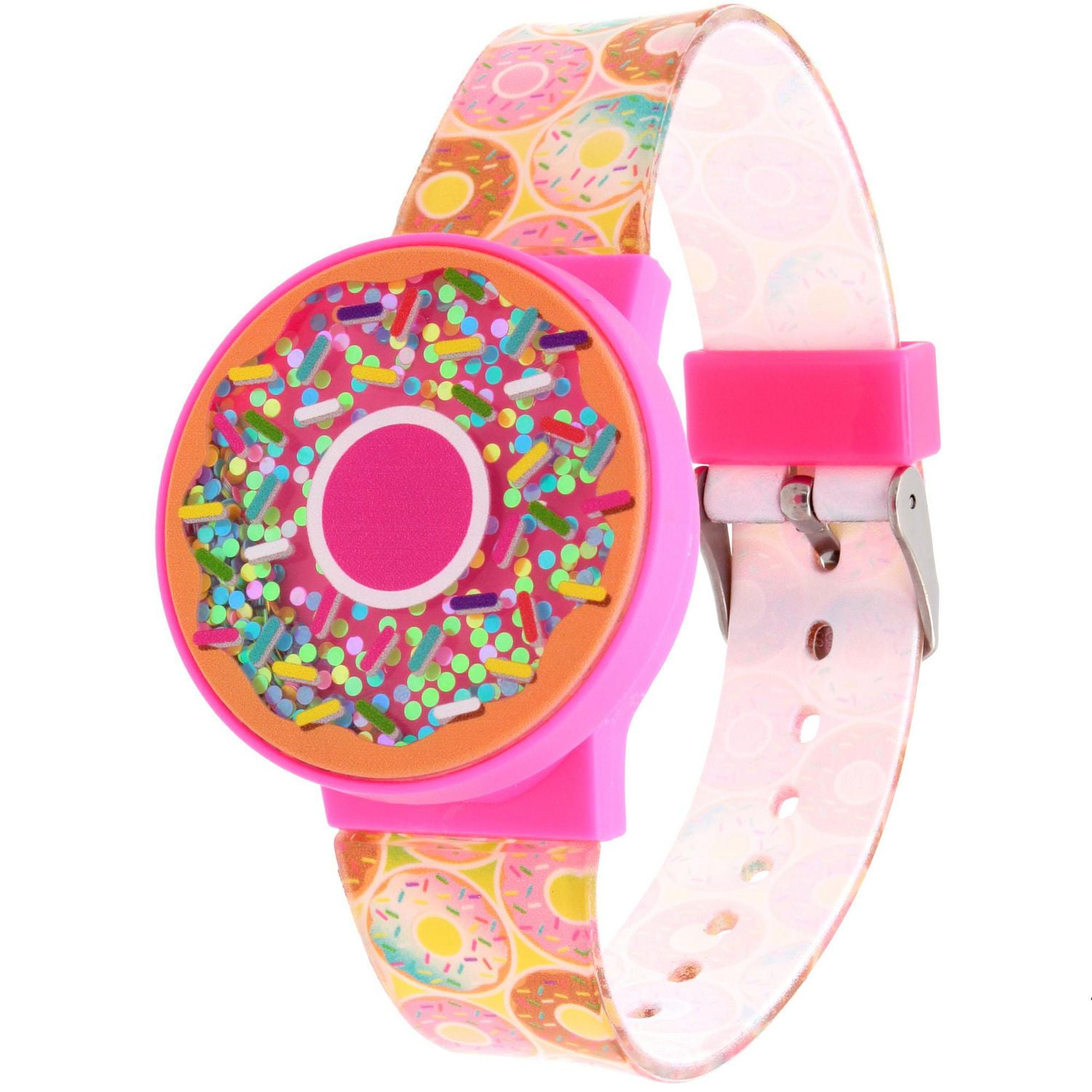 Twinkle Toes Girls’ Digital Watch – Donut Flip Cover Design