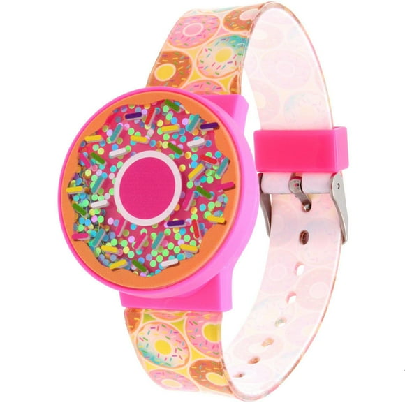 Twinkle Toes Girls’ Digital Watch – Donut Flip Cover Design