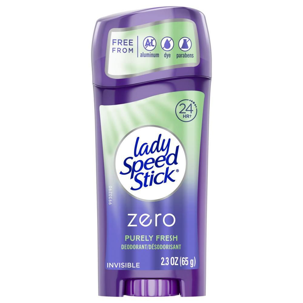 Lady Speed Stick Zero Deodorant Stick, Purely Fresh Walmart Canada
