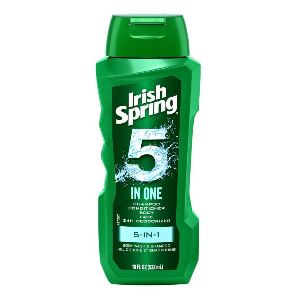 Irish Spring 5 in 1 Hair, Face, and Body Wash Walmart Canada