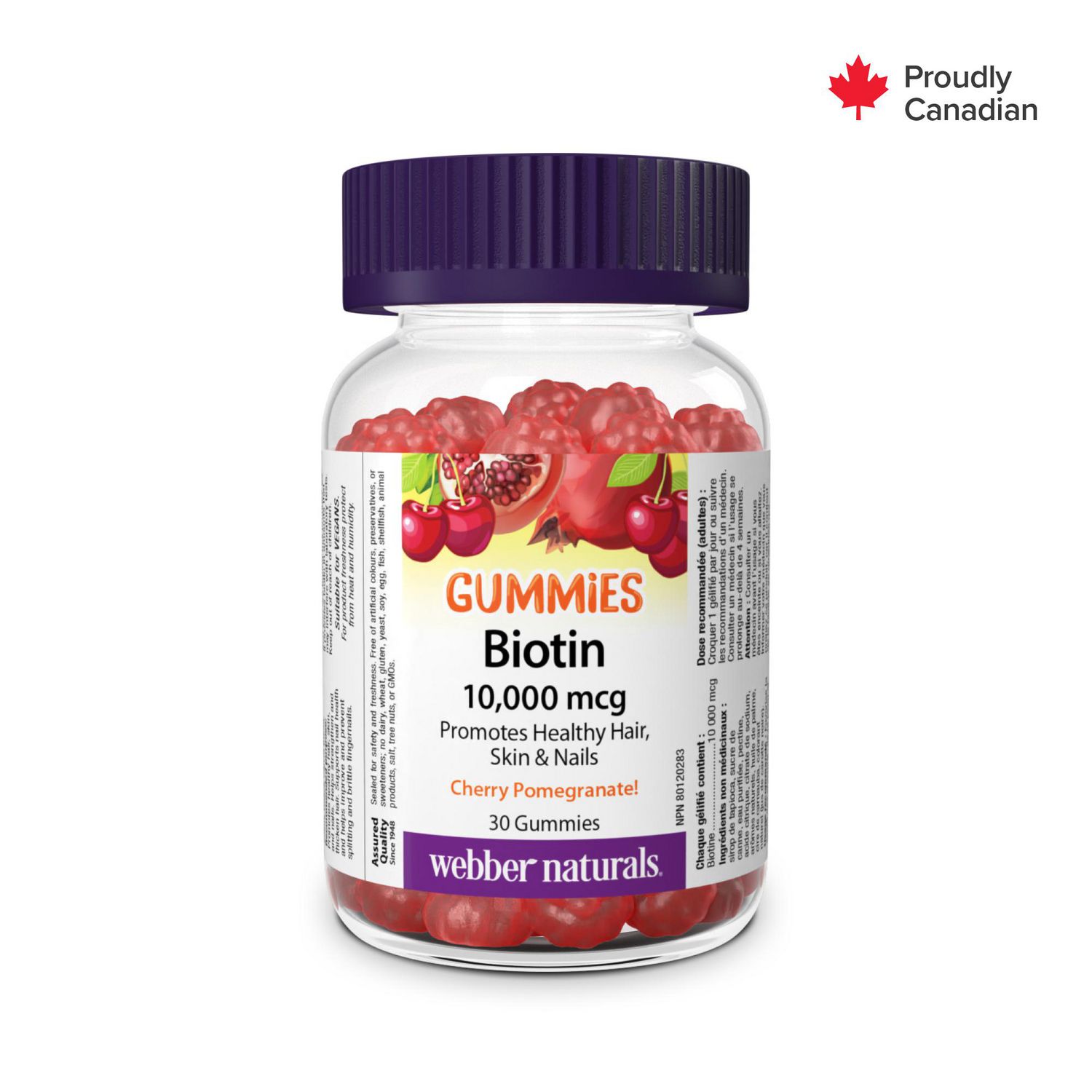 Webber Naturals® Biotin10,000 Mcg Gummies