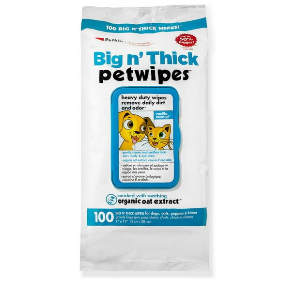 Big 'N Thick Pet Wipes