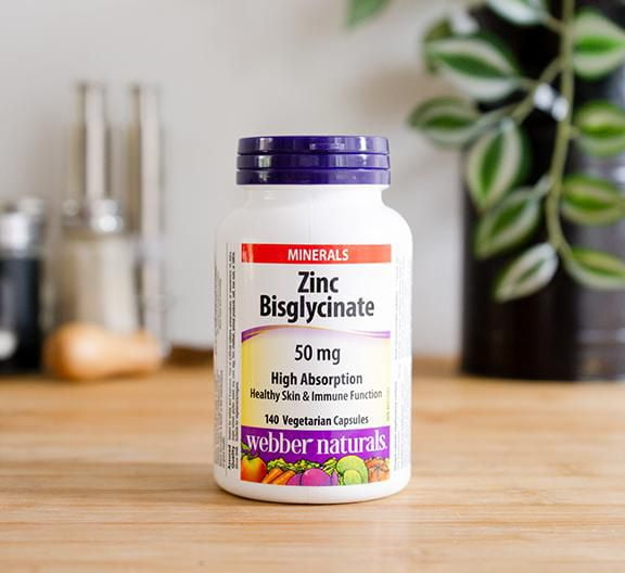 Webber Naturals® Zinc Bisglycinate 50 Mg