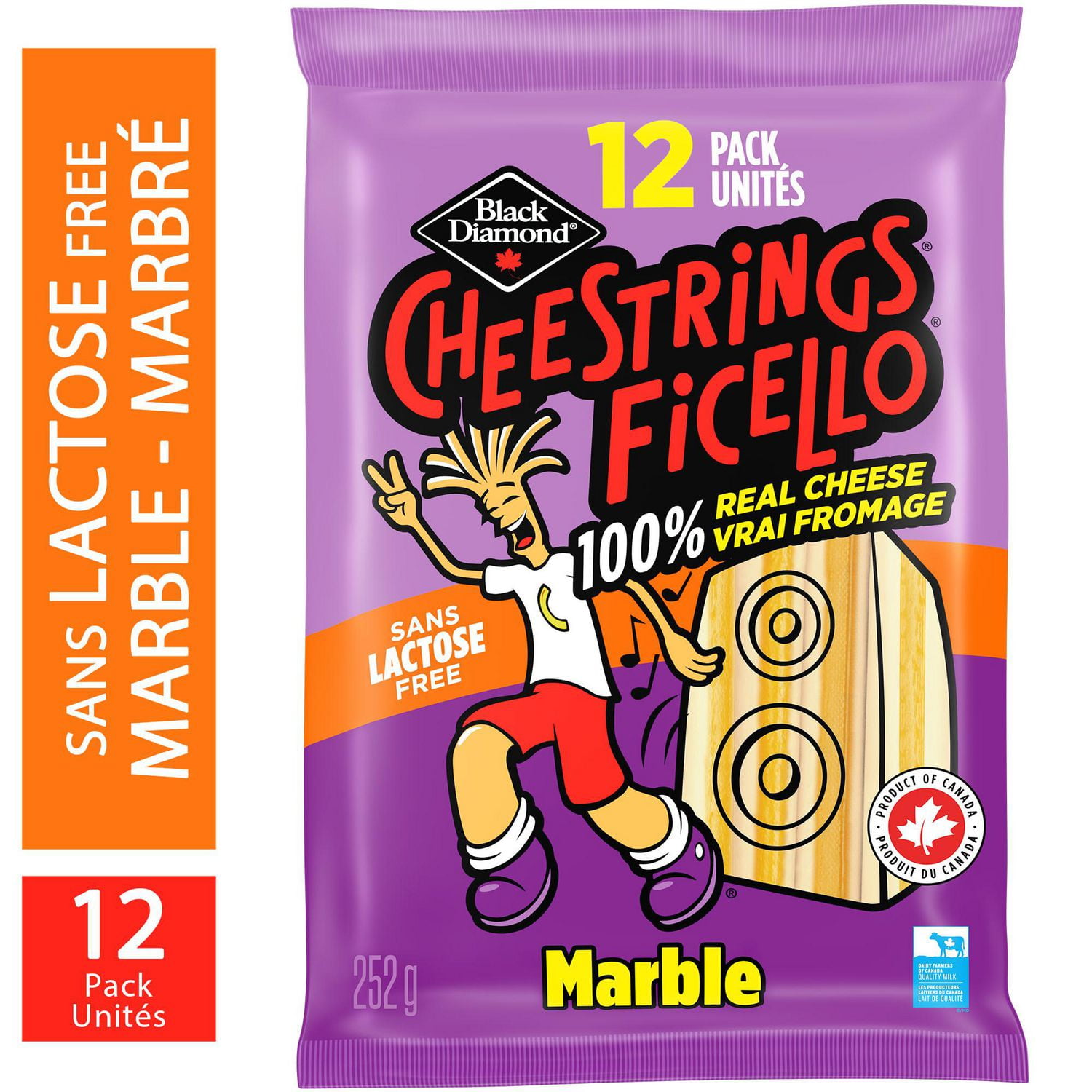 Black Diamond Ficello Mozzarella Cheestring Lactose Free Walmart Canada