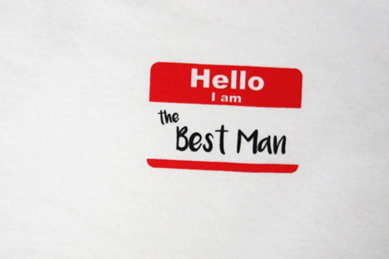 George Men's Wedding Party T-shirts.Great for bachelor parties.