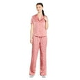 thumbnail image 1 of George Women's Satin Pajama 2-Piece Set, 1 of 6