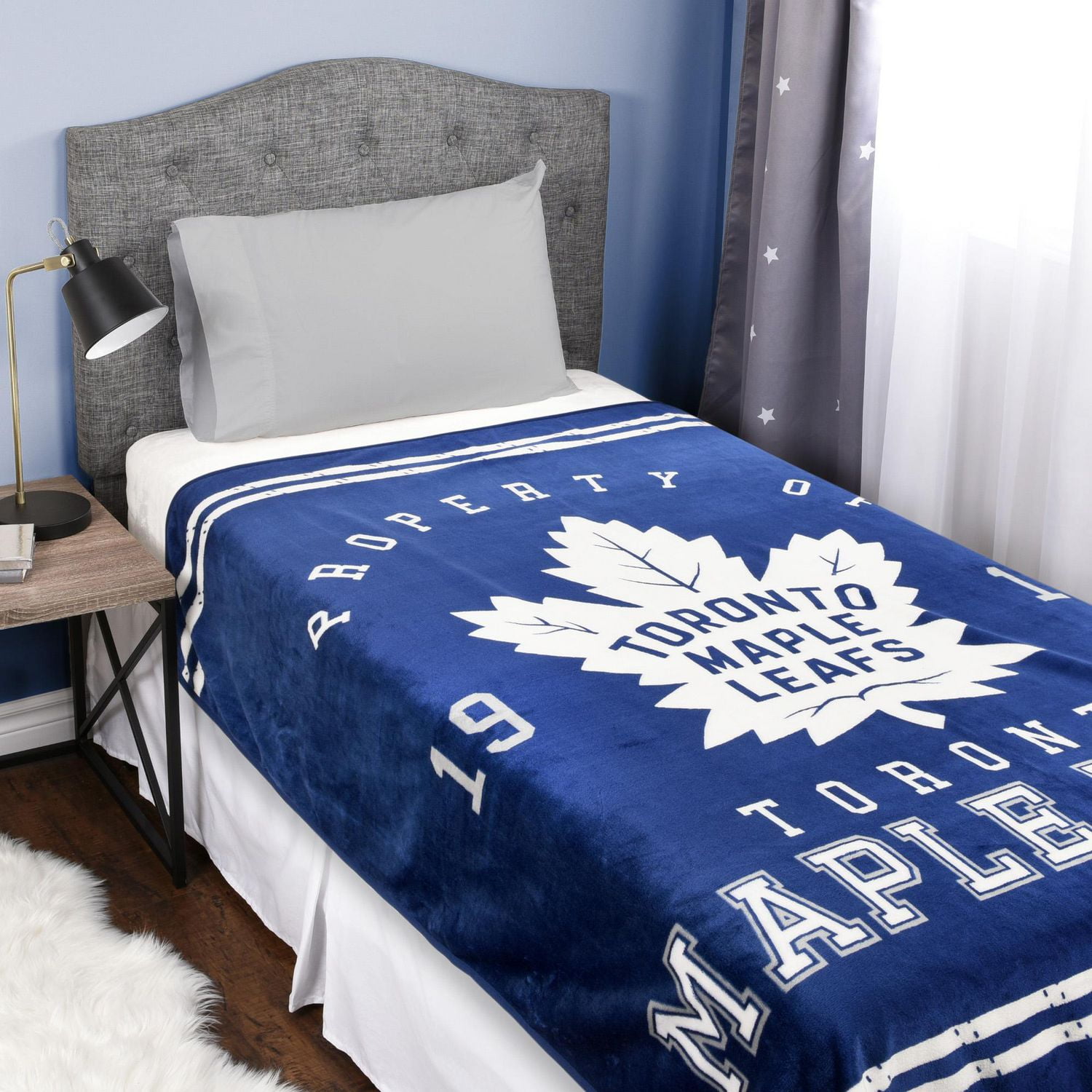 NHL Toronto Maple Leafs Luxury Velour Blanket Walmart Canada