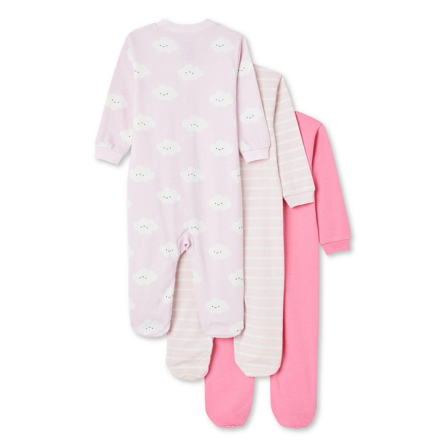 George Baby girls' Sleeper 3-Pack