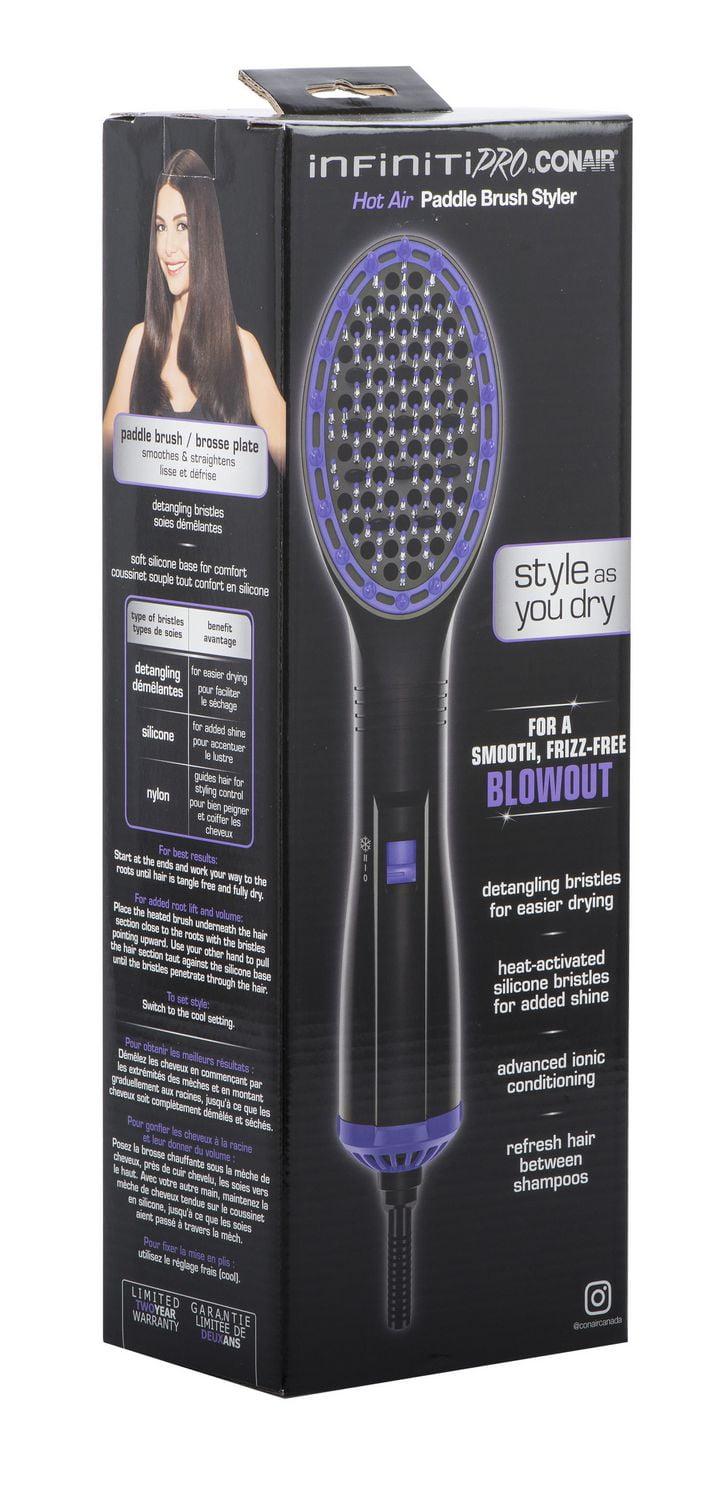 Hot air hotsell paddle brush styler