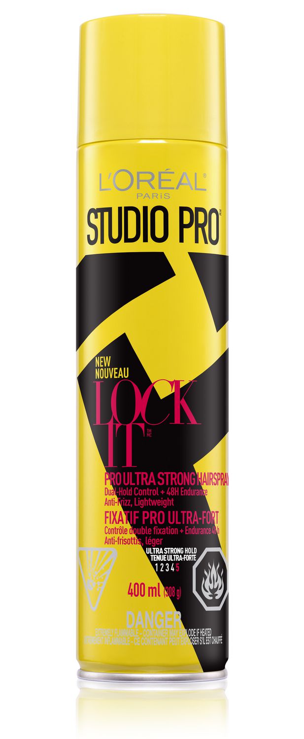 L'Oreal Paris Studio PRO Lock It Ultra Strong Hold: Hair Spray 400ml |  Walmart Canada