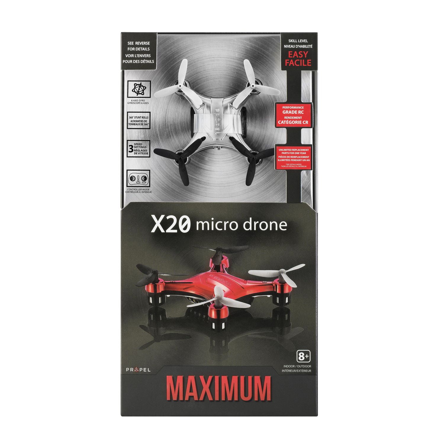 x20 micro drone maximum instructions