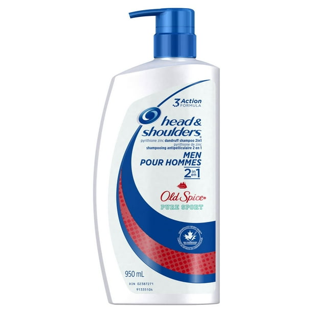 Shampooing et revitalisant antipelliculaire 2 en 1 Head and Shoulders Old Spice Pure Sport