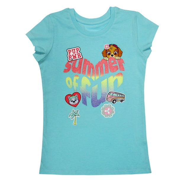 T-shirt à manches courtes Summer Of Fun de La Pat' Patrouille pour filles