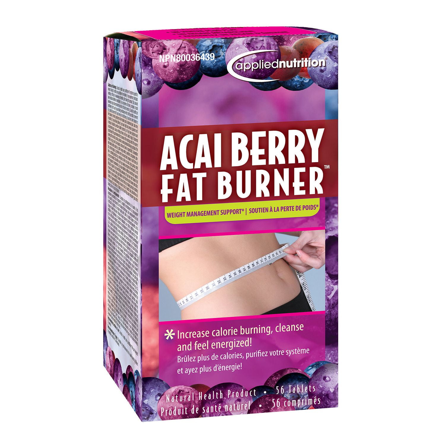 Applied Nutrition Acai Berry Fat Burn Cleanse 56ct Walmart Canada