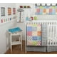 Sumersault Ltd- Ensemble de literie Doodles à couleurs vives- 10 pièces pour le lit de bébé – image 2 sur 6