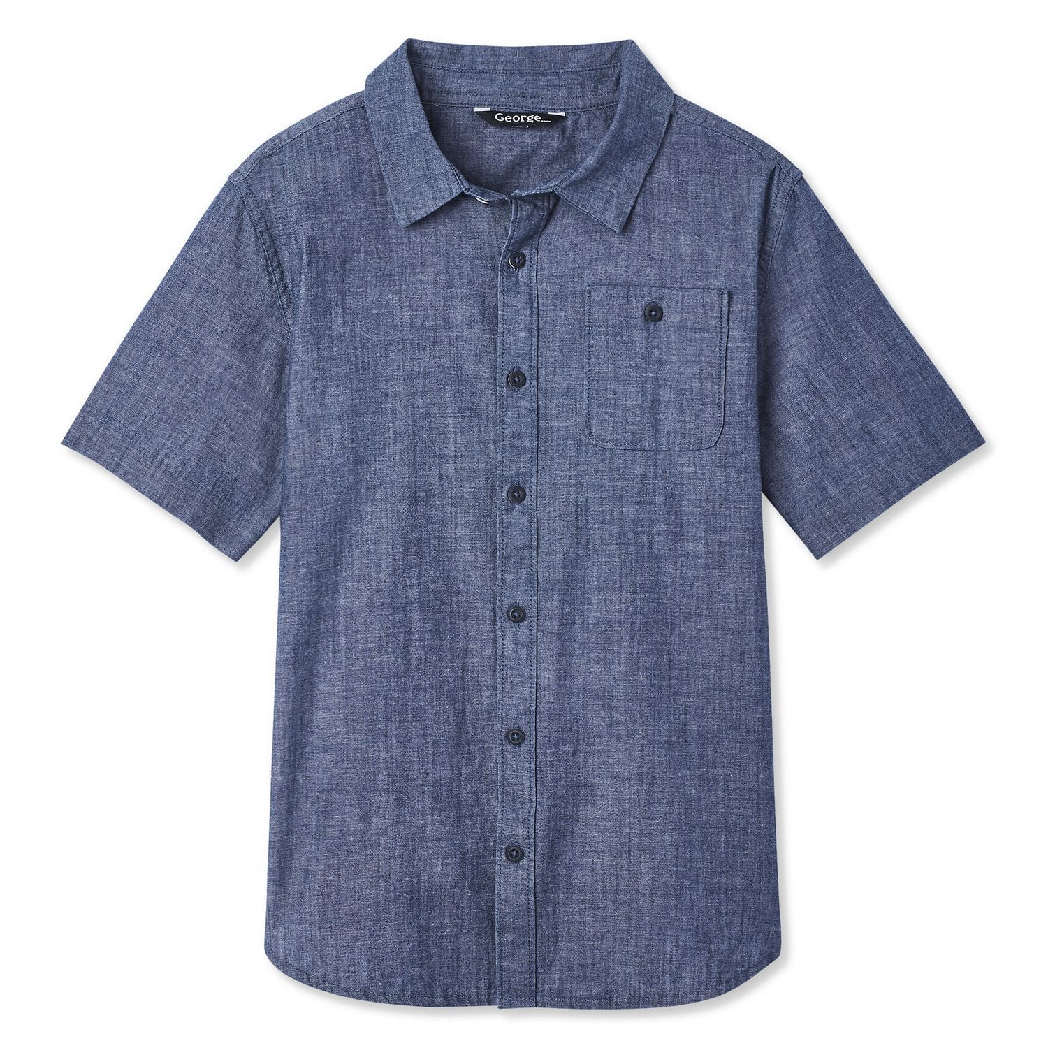 Boys' Short Sleeve Denim Shirt Walmart Canada