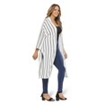 thumbnail image 2 of George Plus Women's Maxi Kimono, 2 of 6